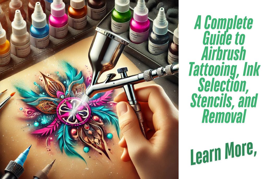 A Complete Guide to Airbrush Tattooing, Ink Selection, Stencils, and Removal