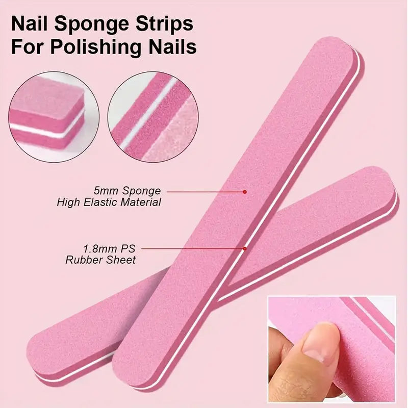 Professional Gel Nail Kit with LED Lamp, Drill, Acrylic Powder & Liquid, False Tips, Hypoallergenic Manicure Tools, No Electricity Needed, Salon-Quality Accessories Set