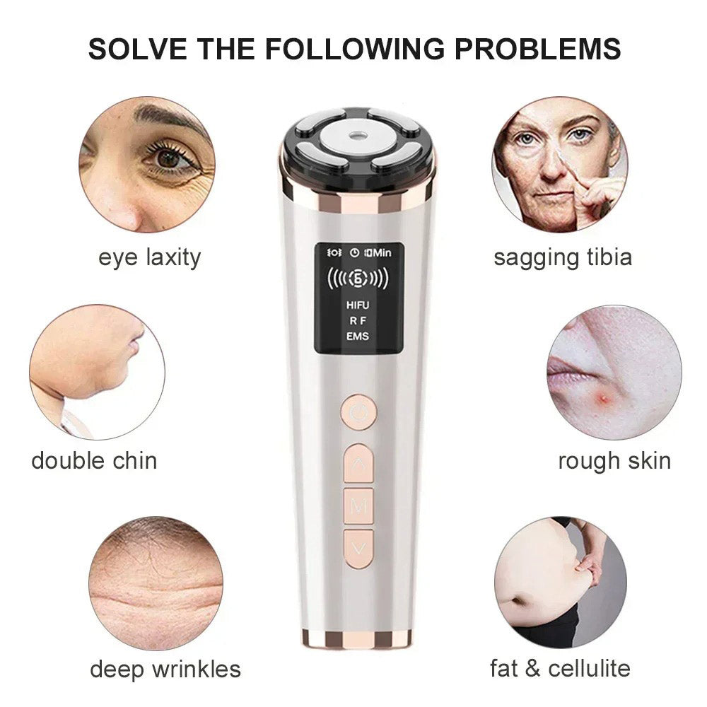 4 in 1 HIFU RF EMS Anti Wrinkle Device