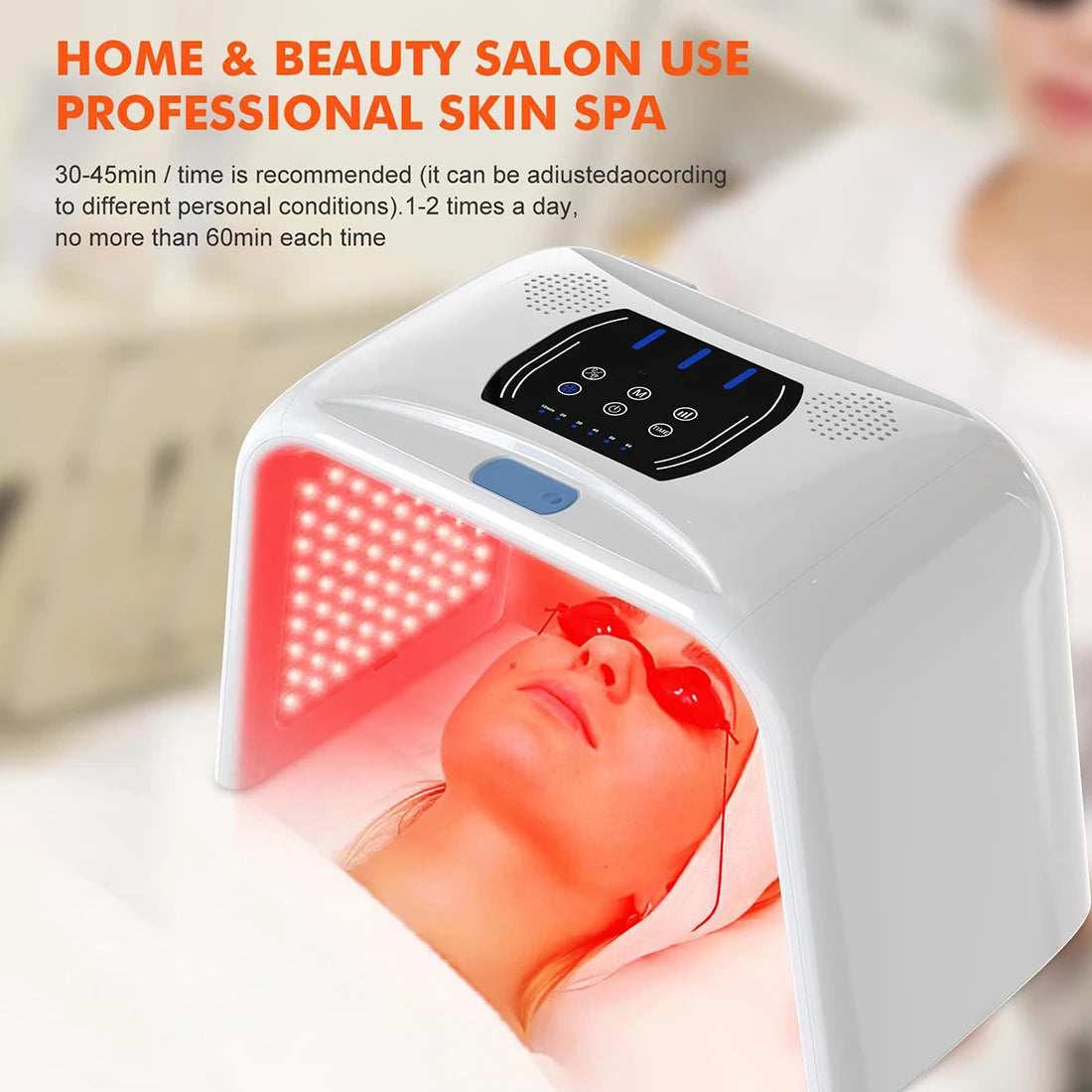 7 Colors LED Steamer Light Therapy Machine