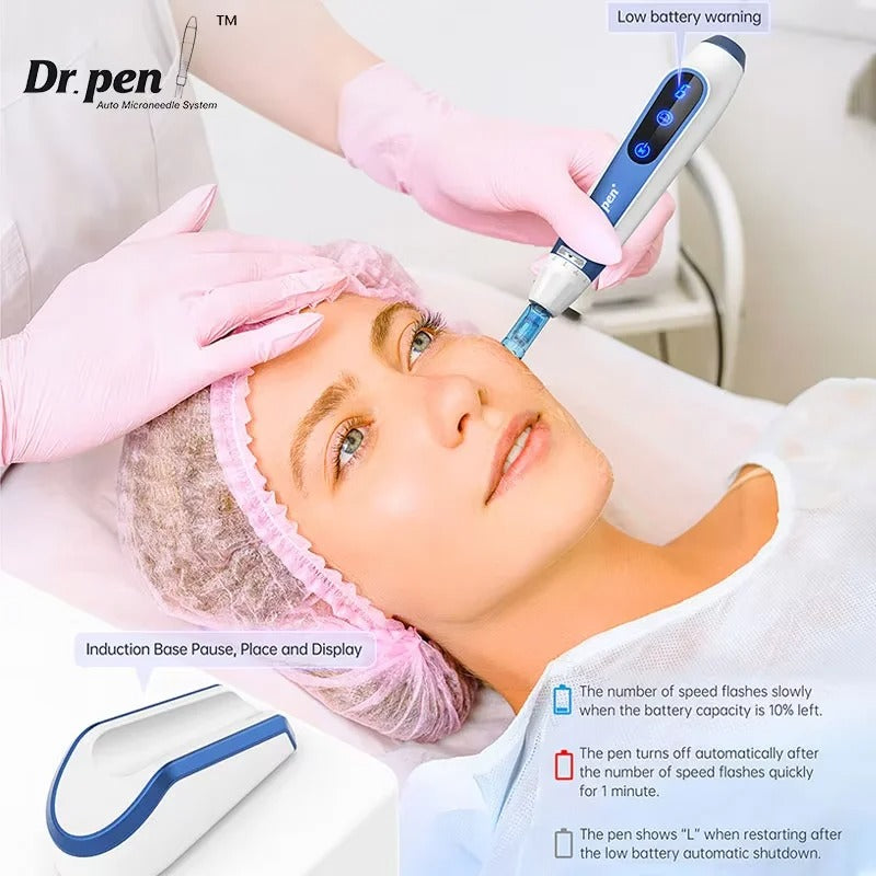 Latest Dr. Pen A11 Microneedling Device with Induction Base – Professional Derma Pen for Skin Rejuvenation
