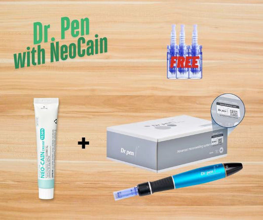 Dr Pen A1w with Neocain 30g with Complementary Needles
