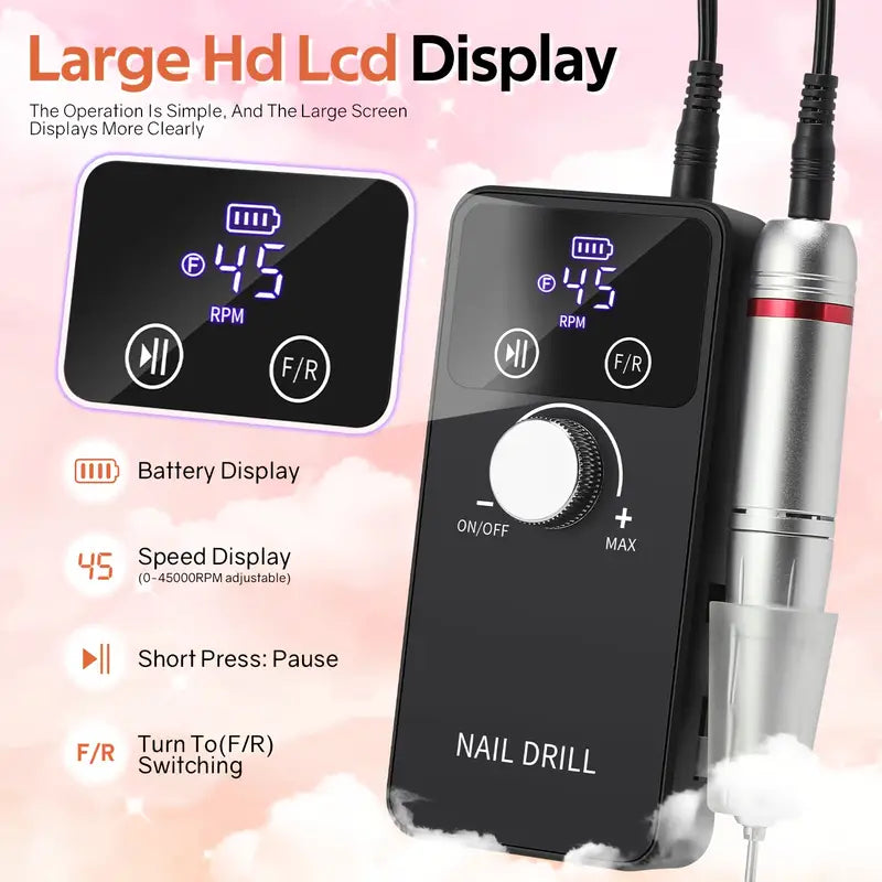 Electric Nail Drill Machine for Manicure & Pedicure