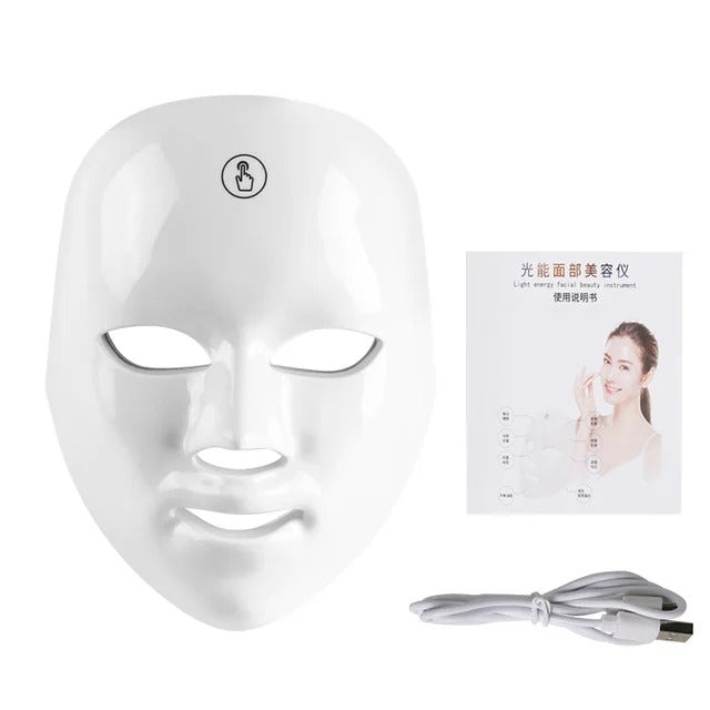 LED Face Mask - 7 Colors without Remote