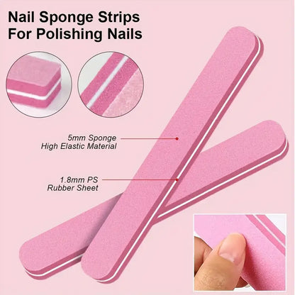 Professional Gel Nail Kit with LED Lamp, Drill, Acrylic Powder & Liquid, False Tips, Hypoallergenic Manicure Tools, No Electricity Needed, Salon-Quality Accessories Set