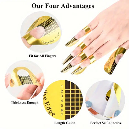 Professional Gel Nail Kit with LED Lamp, Drill, Acrylic Powder & Liquid, False Tips, Hypoallergenic Manicure Tools, No Electricity Needed, Salon-Quality Accessories Set