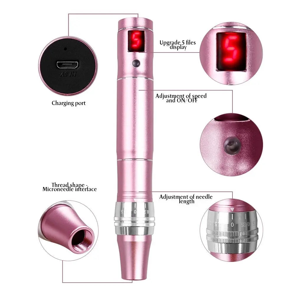Derma Pen Called Dr. Pen Micro-needle Pen Professional Wireless Electric Skin Care Tools Sundar.pk