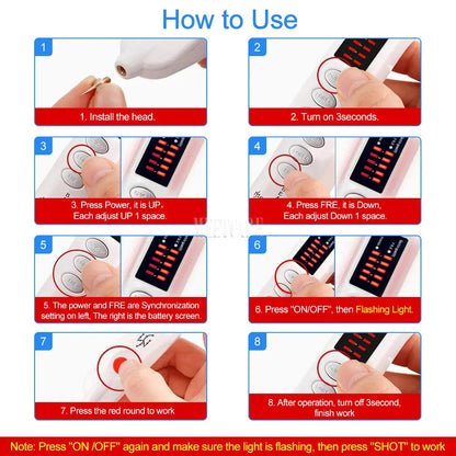 Professional Mole Pen, Tatto Wart Remover Device with Premium Box