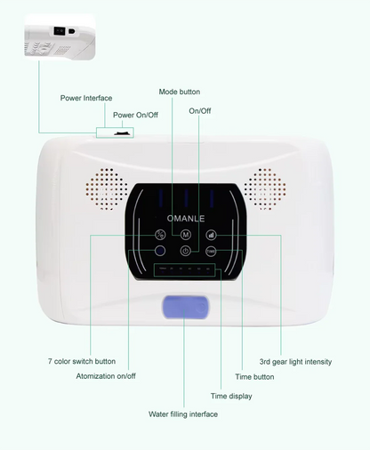 7 Colors LED Steamer Light Therapy Machine
