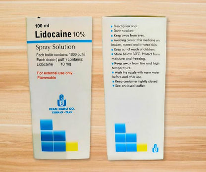 10% Lidocaine Spray Numbing Solution – Fast & Effective