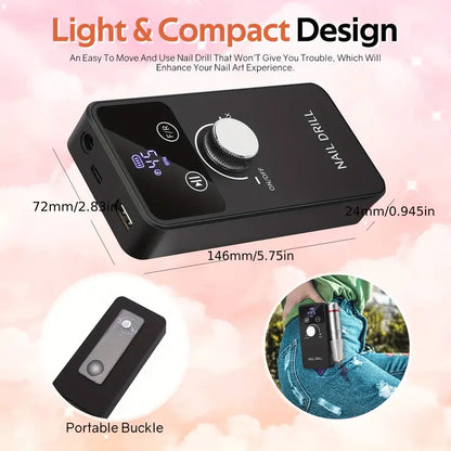 Electric Nail Drill Machine for Manicure & Pedicure