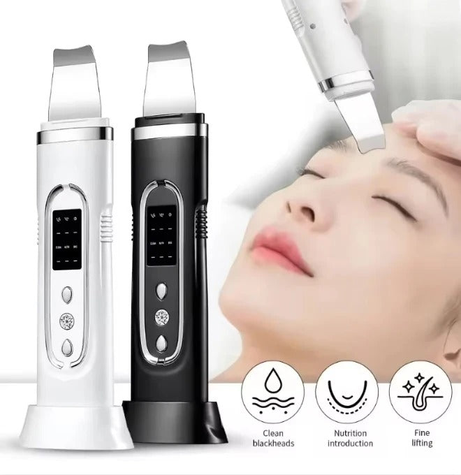 Ultrasonic Skin Cleaner Facial Scrubber – Deep Pore Cleansing & Blackhead Remover