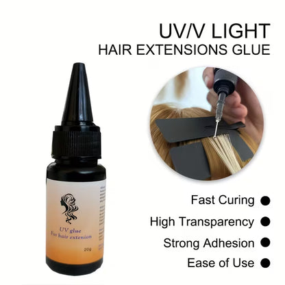 UV Light Hair Extension Glue