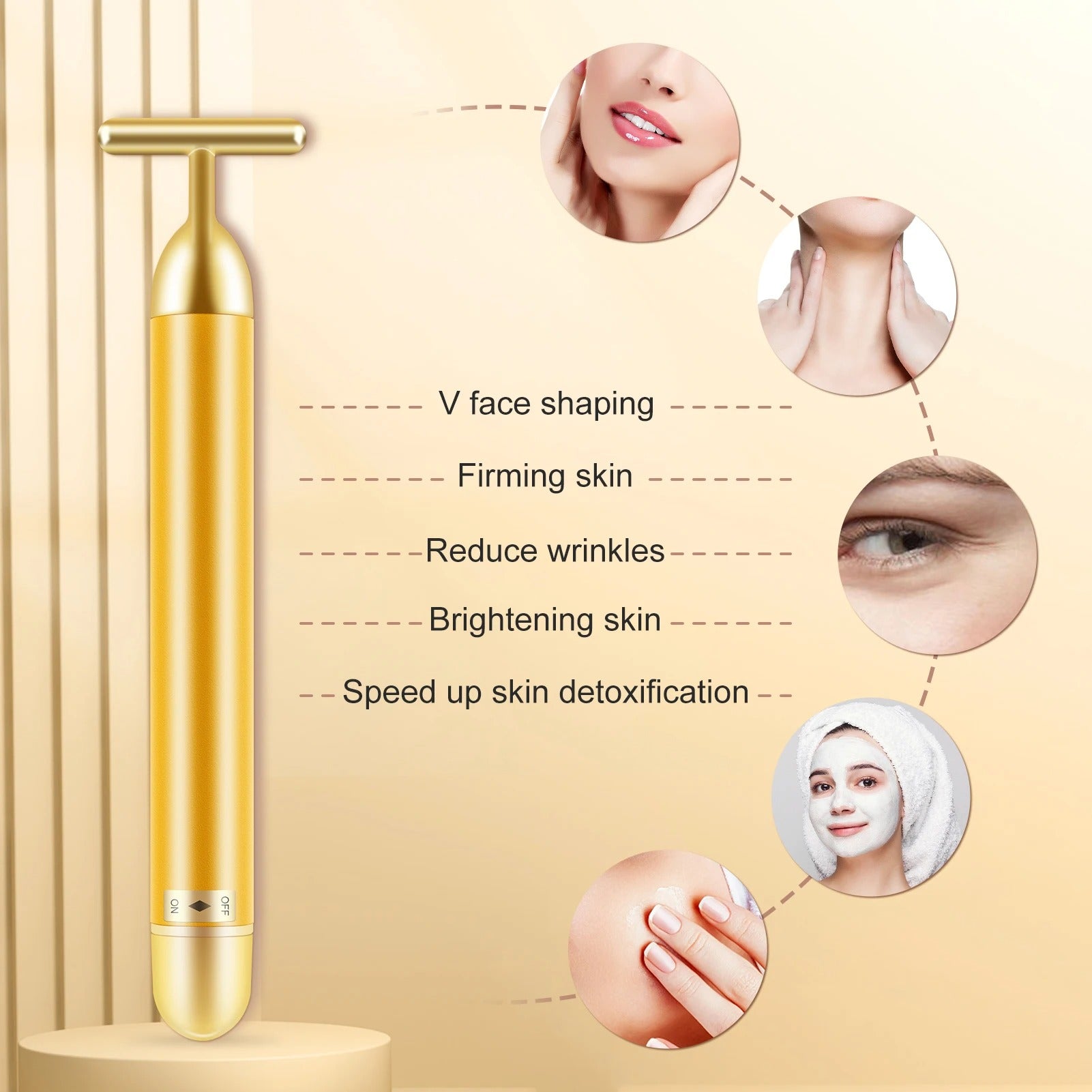 T-Shaped Massager for PRP, Wrinkle Treatment & Skin Tightening Sundar.pk